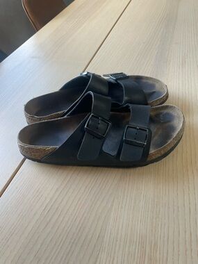 Arizona Birkenstock men’s sandals size 44, men’s Birks size 44 black Arizonas